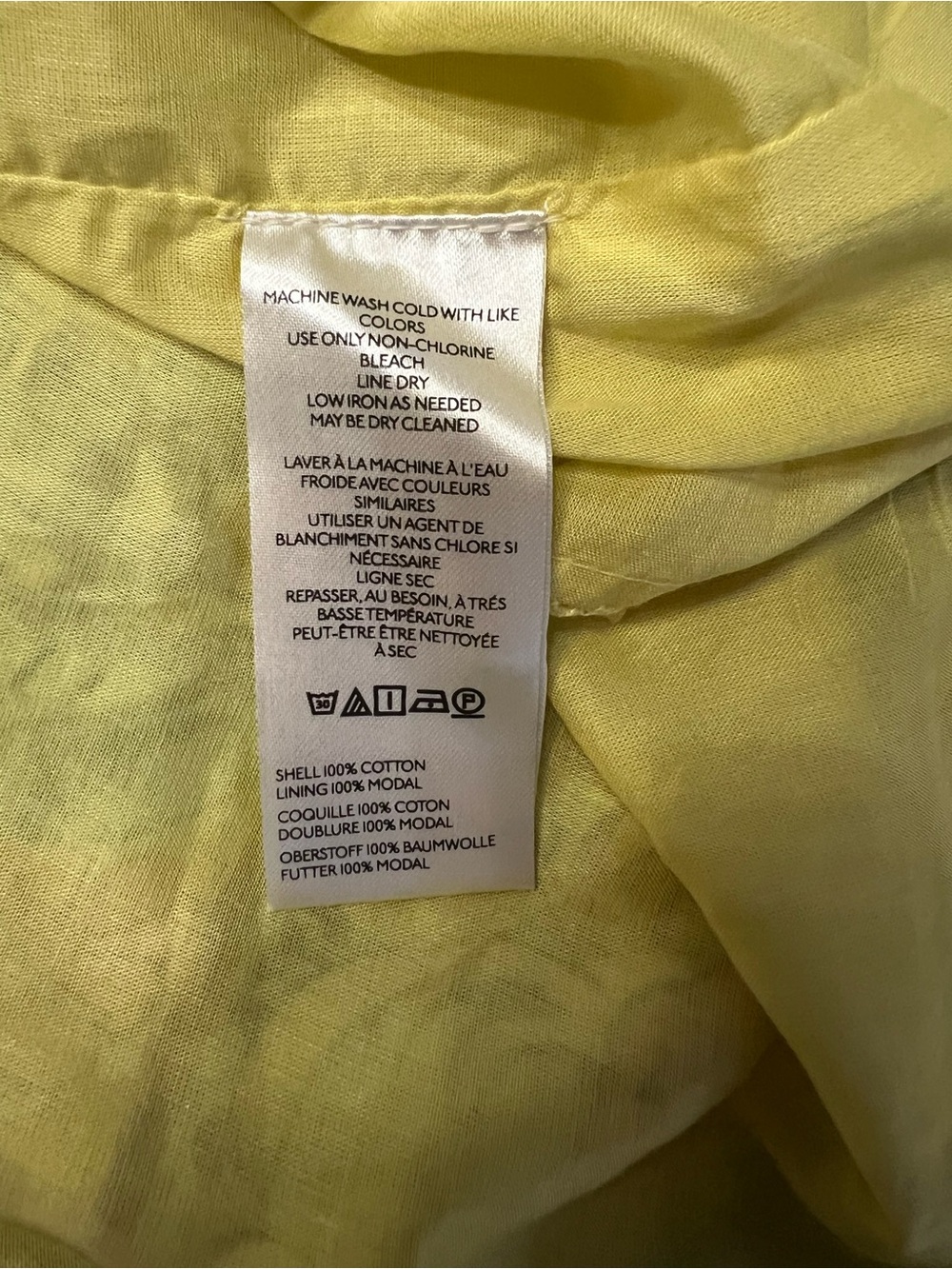 NWOT Anthropologie Peregine Flutter Sleeve Maxi Dress in lemon and floral print - Picture 13 of 13